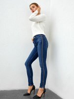 (008-1-coll) брюки джинсовые жен 32 25 р.