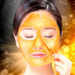 Плёночная маска для лица с коллоидным золотом