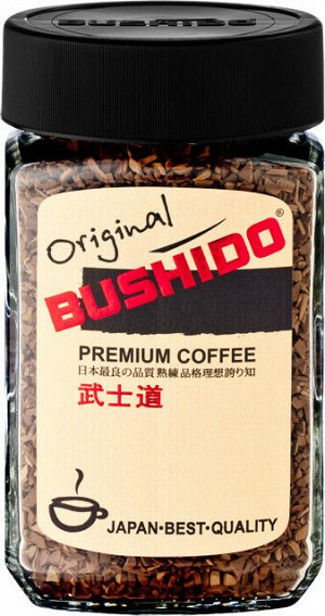 Кофе бушидо растворимый фото Кофе Bushido Original субл. с/б 100г Кофе Bushido. Растворимый кофе