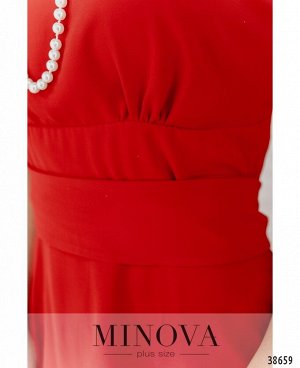 Платье №18-022-красный