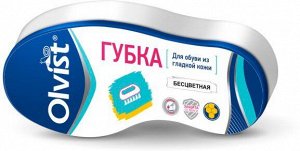 Olvist Губка для гладкой кожи  маленькая в форме обуви, бесцветный