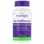 Natrol, Изофлавоны сои, 50 мг, 60 капсул