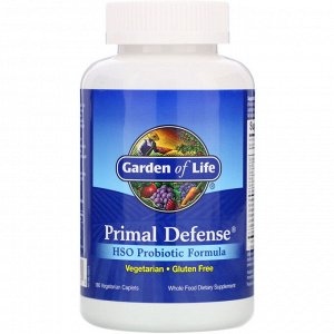 Garden of Life, Primal Defense, HSO Probiotic Formula, 180 Vegetarian Caplets