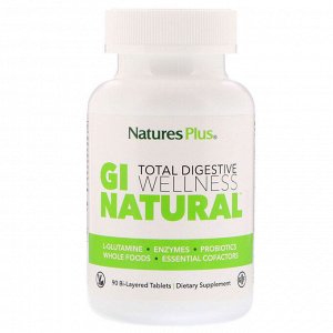 Nature&#x27 - s Plus, Total Digestive Wellness, GI Natural, 90 Bi-Layered Tablets