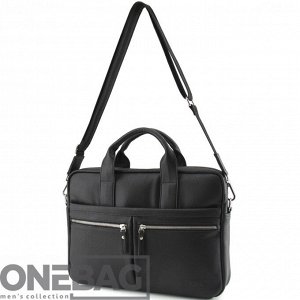 Сумка мужская ONEBAG большая на короткой ручке и регулируемом плечевом ремне(min:975, max:1575)
