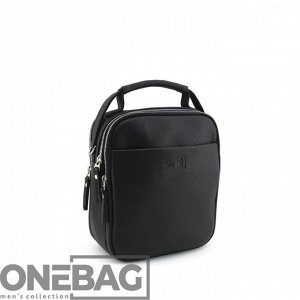 Сумка мужская ONEBAG средняя на короткой ручке и регулируемом плечевом ремне(min:975, max:1575)