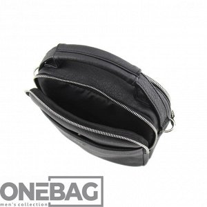 Сумка мужская ONEBAG средняя на короткой ручке и регулируемом плечевом ремне(min:975, max:1575)