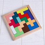 Деревянная игрушка «Головоломка», 15 деталей, 14,5x14см