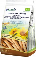 Флёр Альпин - палочки детские Органик мультизлаковые хлебные, с 3-х лет, 100 гр.