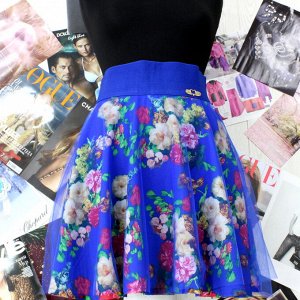 Размер 38. Стильная подростковая юбка Maite_Rolans цвета темного индиго.
