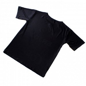 Размер 44-46. Стильная женская футболка Buti_Batterfly черного цвета.