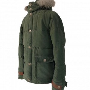 Размер 46. Современная утепленная мужская куртка Adrian цвета Army Green.