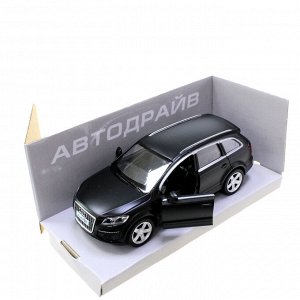 Модель машины Audi Q7 масштаб 1:32  (длинна 12см) черного цвета.