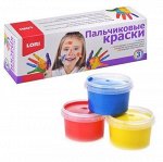 Пальчиковые краски 3 цв. по 70 мл, арт.Пкр-002