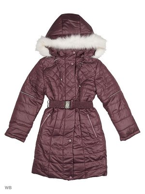 №505 Пальто утеплённое для девочки т.виноград