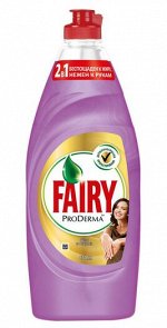 FAIRY ProDerma Средство для мытья посуды Шёлк и Орхидея 650мл