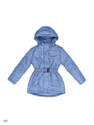 №113 Куртка для девочки т.голубой