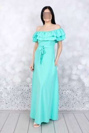 Платье, цвет: бирюзовый арт. 783564