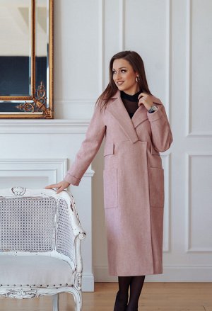 Пальто женское демисезонное 20280  (розовый)