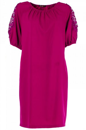 Женское платье мини с кружевом 248328 размер 52
