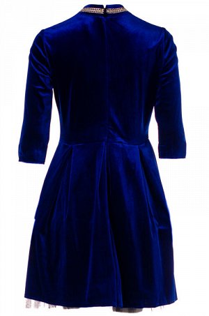 Женское платье мини из бархата 248335 размер 46