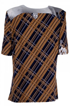 Женская блузка с коротким рукавом 248250 размер 54, 56, 58, 60, 62, 64