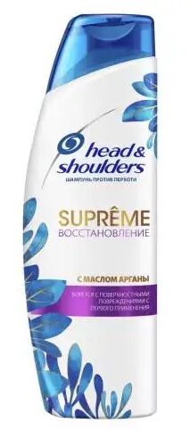 HEAD & SHOULDERS Шампунь против перхоти Supreme Восстановление Масло Арганы 300мл