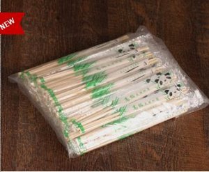 Палочки бамбуковые с зубочисткой "Панда", 100 пар