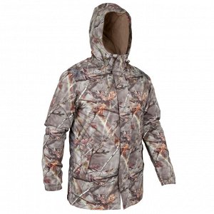 Теплая камуфляжная куртка для охоты 100 Camo br SOLOGNAC