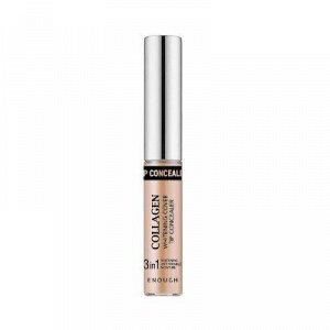 Enough Collagen Whitening Cover Tip Concealer 3in1 #01 Light Beige Осветляющий коллагеновый консилер 5гр