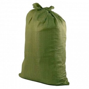 Мешок полипропиленовый 70x120 см, для строительного мусора, зеленый, 70 кг