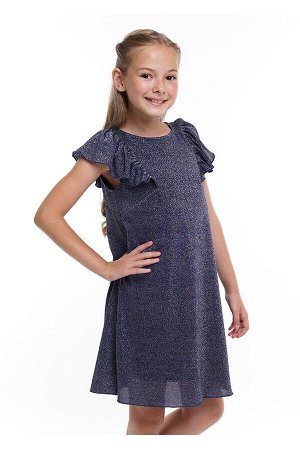 #85962 Платье т.синий
