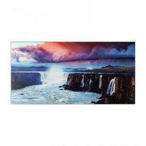 Картина Красивый вид на водопад50*100 см