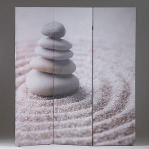 Ширма "Камни на песке", 160 ? 150 см