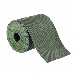 Лента бордюрная, 0.15 * 10 м, толщина 1.2 мм, пластиковая, зелёная, Greengo