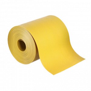 Лента бордюрная, 0.15 ? 10 м, толщина 1.2 мм, пластиковая, жёлтая, Greengo