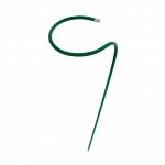 Кустодержатель для цветов, d = 30 см, h = 120 см, ножка d = 1 см, металл, зелёный