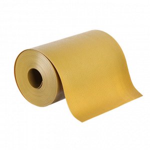 Лента бордюрная, 0.2 ? 10 м, толщина 1.2 мм, пластиковая, жёлтая, Greengo