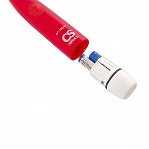Механическая зубная щетка CS Medica CS-465-W, красная