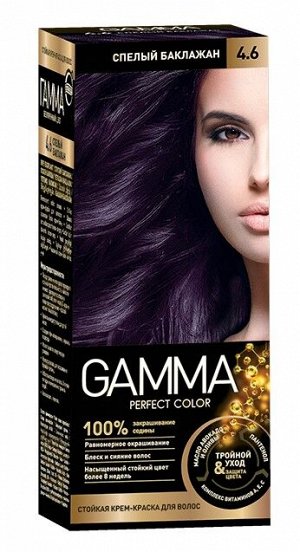 Стойкая крем-краска для волос gamma perfect color