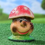 Садовая фигура &quot;Гриб-гигант&quot;, разноцветный, 14 см