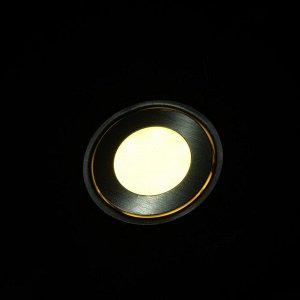 Набор сверхплоских врезных светильников 6 шт, IP66, 0.5 Вт/шт, 12 В, Т. БЕЛЫЕ, форма круг