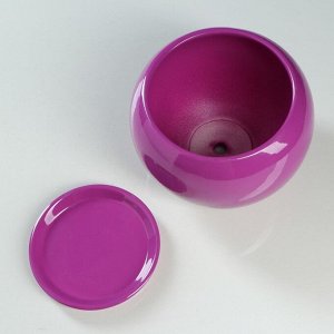 Цветочный горшок "Шар", премиум, фиолетовый, 1 л