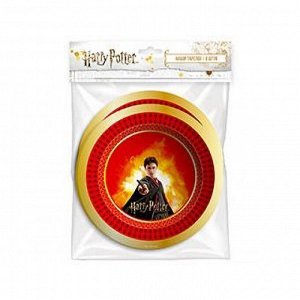 Тарелка бумага Гарри Поттер 6 шт 18 см