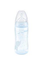 NUK FС+ Baby Blue Бутылочка из ПП 300 мл, с соской из силикона, с отв. &quot;М&quot;, разм.1