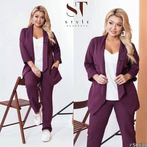 ST Style Костюм тройка 58530 (пиджак+майка+брюки)