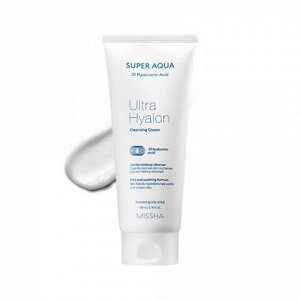 MISSHA Super Aqua Ultra Hyalron Cleansing Cream Очищающий крем для лица с гиалуроновой кислотой 200 мл