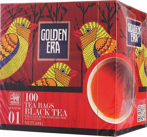Чай GOLDEN ERA CEYLON BLACK TEA черный пакетированный 100 пак*2гр