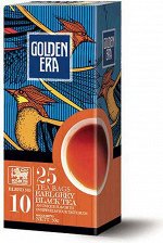 Чай GOLDEN ERA CEYLON BLACK TEA EARL GREY Пакетированный с бергамотом 25 пак*2гр 1/36