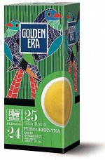 Чай GOLDEN ERA CEYLON GREEN TEA зеленый пакетированный 25 пак*1,5гр 1/36